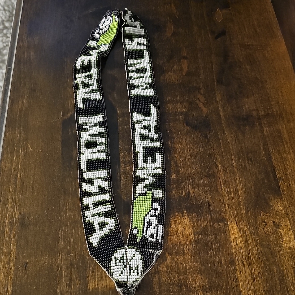 Metal Mulisha Black and Green Lanyard